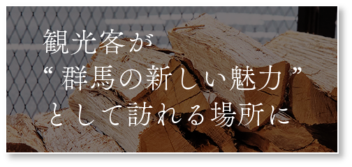 観光客が群馬の新しい魅力として訪れる場所に